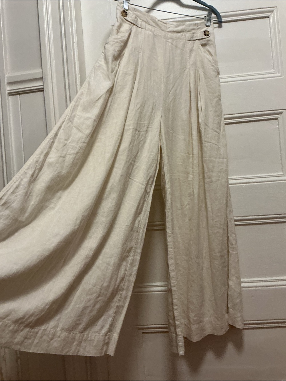 Free People Wide leg Pleated flowy pants - Picture 3 of 16